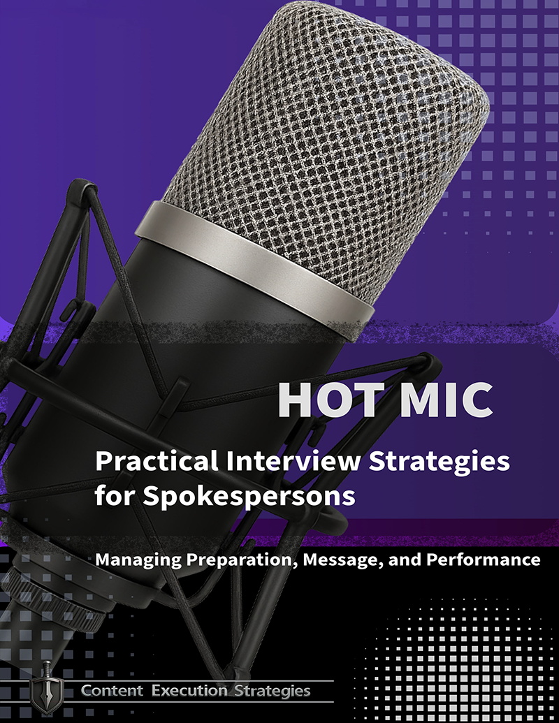 Hot Mic Interview Strategies for Spokespersons